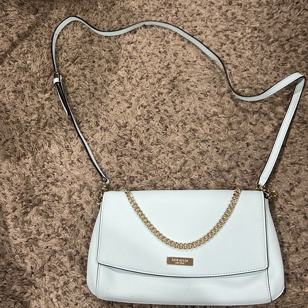 NEW blue Kate Spade Crossbody with detachable strap